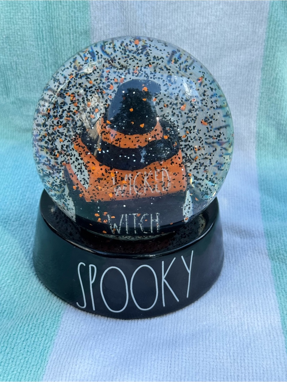 Rae Dunn Spooky Water Globe Halloween decor wicked witch 🧙